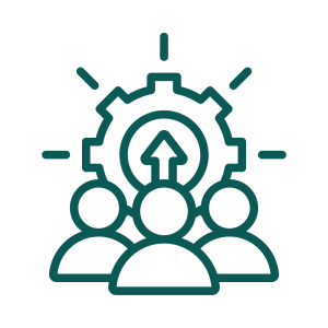 Collaborative marketing team driving business growth through specialized support.